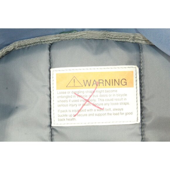 LL Bean Unisex Adult Weatherproof Nylon Deluxe Book Pack 37L Backpack Blue - Picture 12 of 13